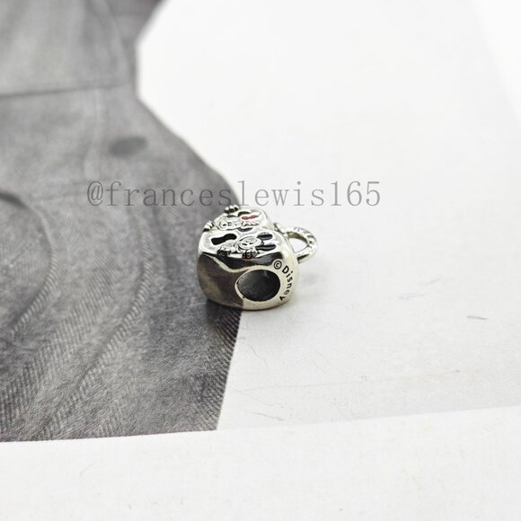 Pandora Mickey Mouse & Minnie Mouse Padlock Charm - Picture 3 of 5